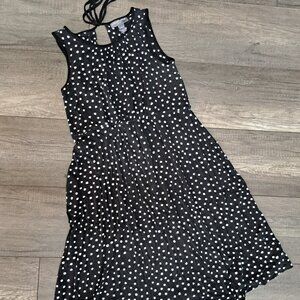 Pea in the Pod Polkadot maternity jersey dress